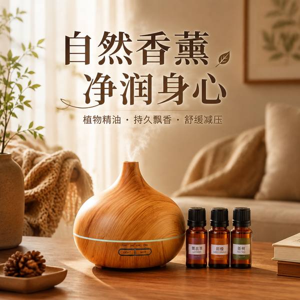 精油香薰机苏州渠道实拍 精油香薰机实拍 — 苏州渠道在售的超声波静音香薰扩香器