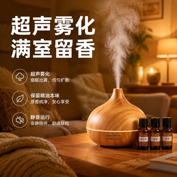 香薰扩散器北京渠道实拍 香薰扩散器实拍 — 北京渠道在售的超声波静音香薰扩香器