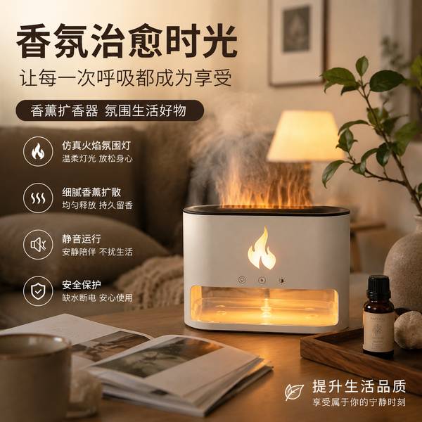 智能香薰氛围灯青岛渠道实拍 智能香薰氛围灯实拍 — 青岛渠道在售的氛围灯香薰机