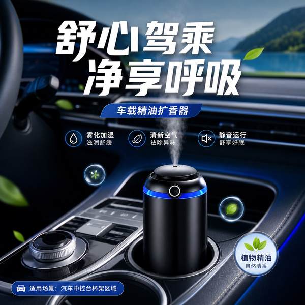车载精油扩香器源头工厂 车载精油扩香器源头工厂车间 — 万霖薰衣草香型车载扩香系列批量生产