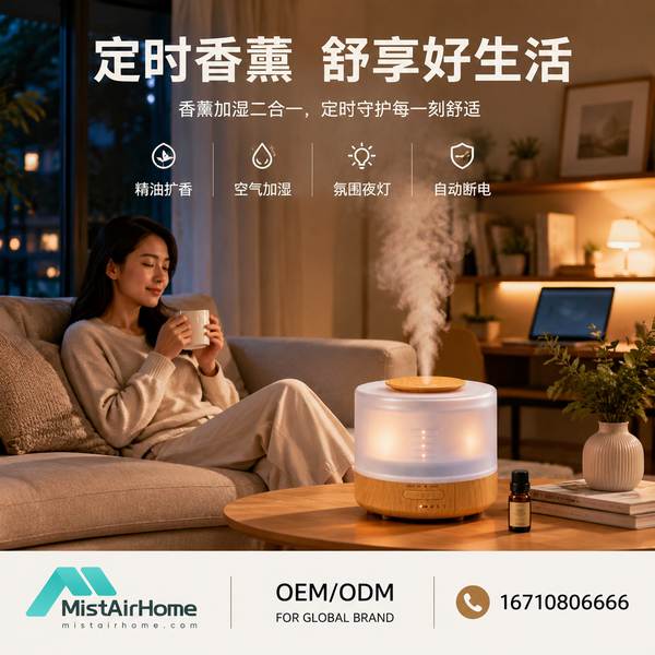 广州Shopee卖家对接自动喷香机源头厂家项目现场 — 全品类定时香薰机出口设备