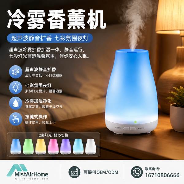 河池无水冷雾香薰机值得买吗？车载旅行场景应用与跨境出口方案
