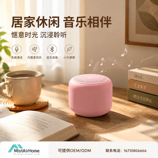 桌面家用小型音箱嘉兴便携生活应用实拍 桌面家用小型音箱实拍 — 嘉兴户外音频与便携生活场景应用