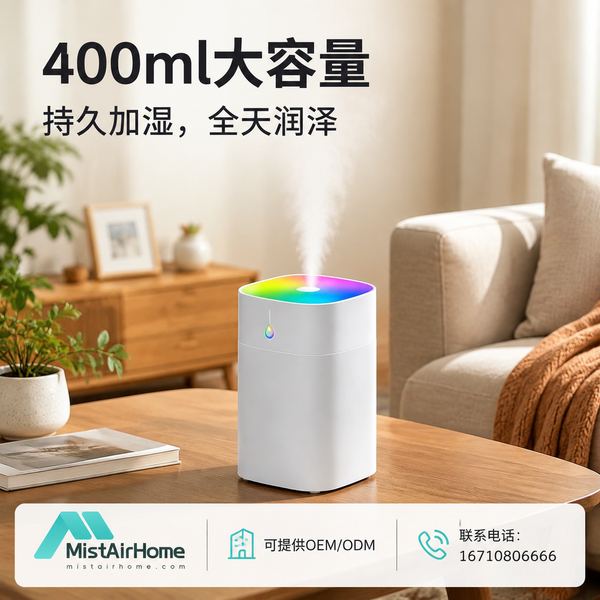 老人房静音加湿器武汉家居加湿应用实拍 老人房静音加湿器实拍 — 武汉家庭环境电器与秋冬加湿场景应用