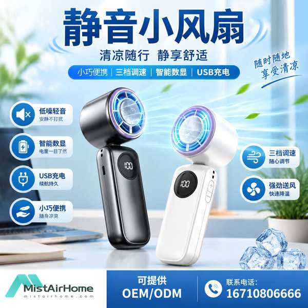 珠海广东冰敷制冷静音小风扇哪家好？半导体制冷冰感方案与厂家直供指南