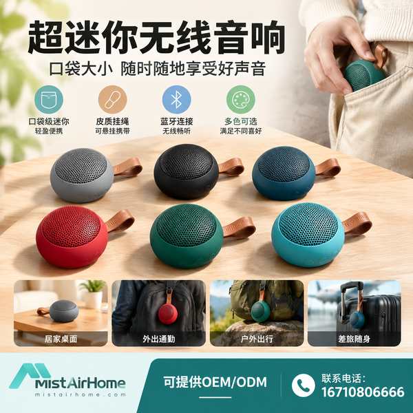 兰州甘肃长续航迷你无线音响哪家好？数显快充长续航方案与厂家直供指南