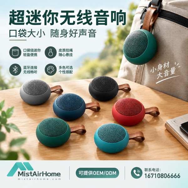 兰州甘肃超迷你便携无线音响哪家好？口袋掌上随身方案与厂家直供指南