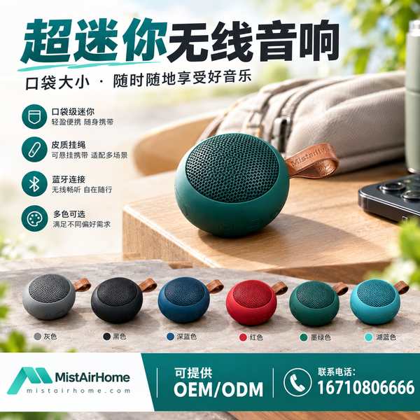 兰州甘肃高颜值创意迷你音响哪家好？氛围灯送礼定制方案与厂家直供指南