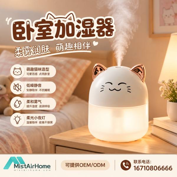 开封河南卧室香薰加湿器哪家好？精油香薰助眠方案与厂家直供指南