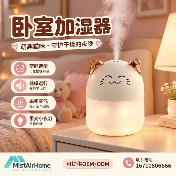 兰州甘肃USB桌面加湿器哪家好？USB床头便携方案与厂家直供指南