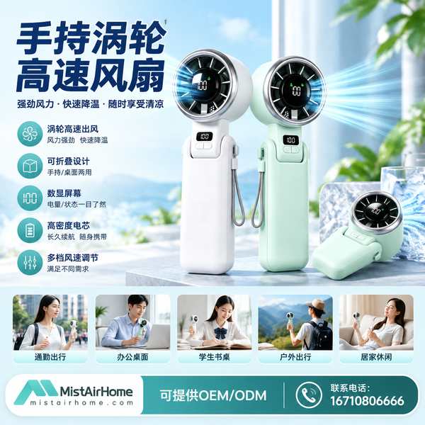 郑州河南手持小风炮风扇哪家好？小风炮便携降温方案与厂家直供指南