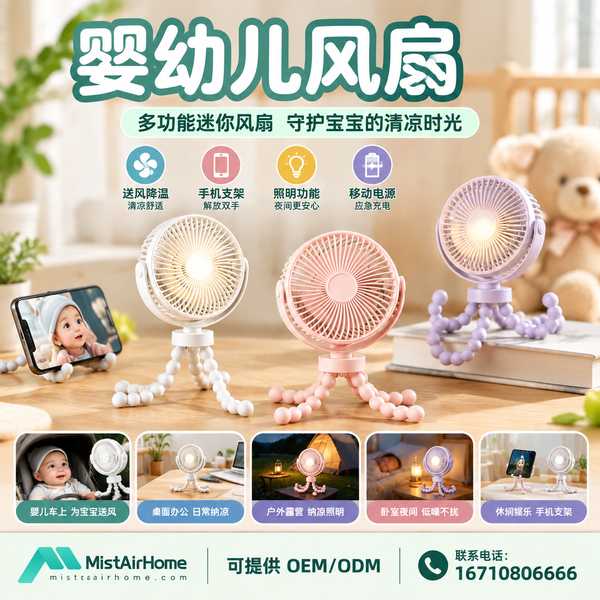 肇庆广东儿童风扇出口哪家好？OEM跨境B端采购方案与厂家直供指南