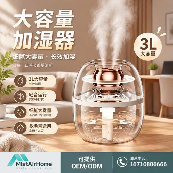 烟台超声波大容量加湿器实景 超声波大容量加湿器 烟台实景 - 烟台超声波大容量加湿器:定制签约现场完成配色样板与全套资料交付