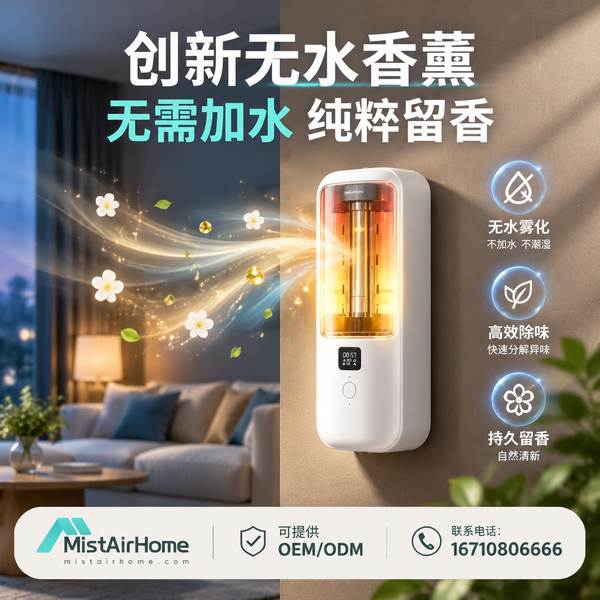 泰安酒店管理集团商用无水扩香机采购项目现场 — 无水香薰机批量上线